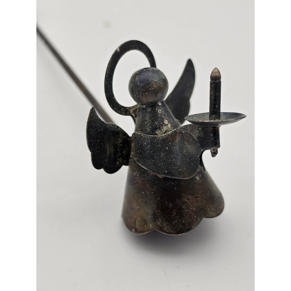 Vintage Metal Angel Candle Snuffer 9"